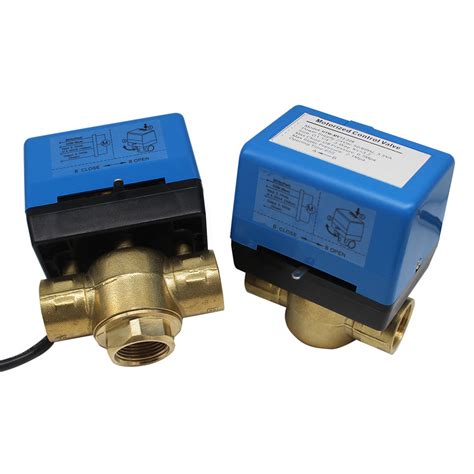 V V Ma Modulating Water Valve Electric Actuator Motorized