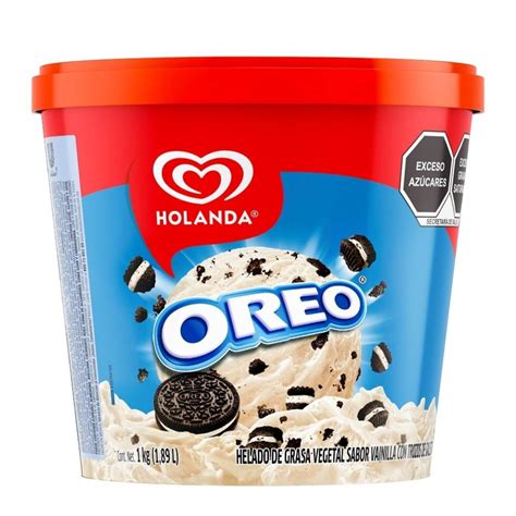 Helado Holanda Oreo Sabor Vainilla Con Trozos De Galleta L Walmart