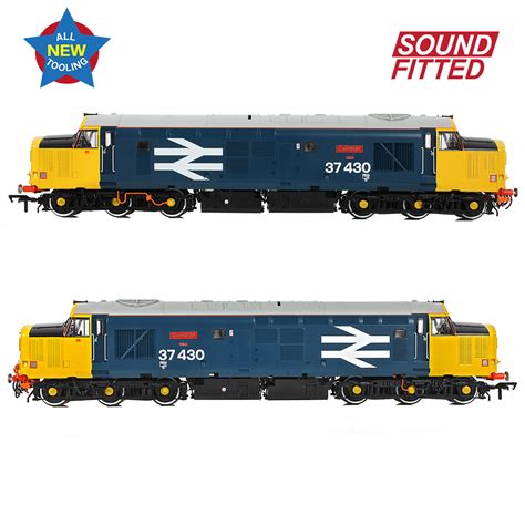 Bachmann 35 335sf Class 37 4 Refurbished 37430 Cwmbran Br Blue Large Logo Dcc Sound Fitted