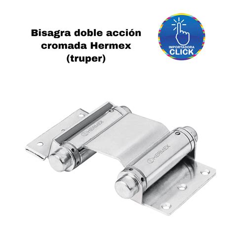 Bisagra Doble Acci N Cromada Hermex Truper Gomarket Do