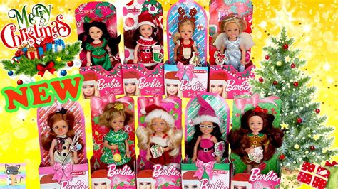 Toy Unboxing Christmas Holiday Barbie Chelsea Dolls 🎄🎁 Santa Elf