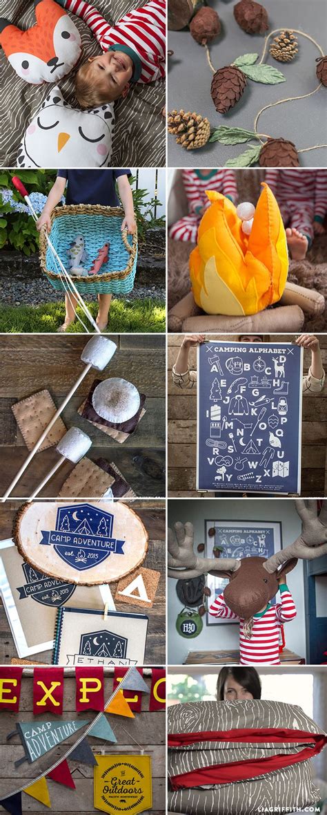 DIY Camping Bedroom Round Up | Camping bedroom, Camping theme bedroom ...