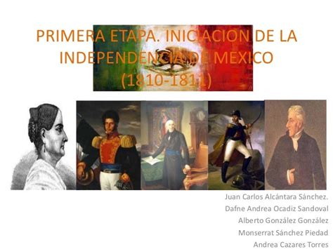 Etapas De La Independencia De Mexico Iniciacion Xili