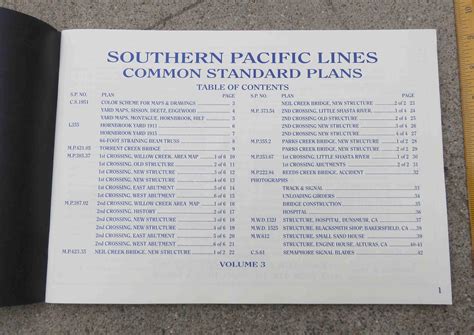 Southern Pacific Lines Common Standard Plans Volume Three Book Railroad