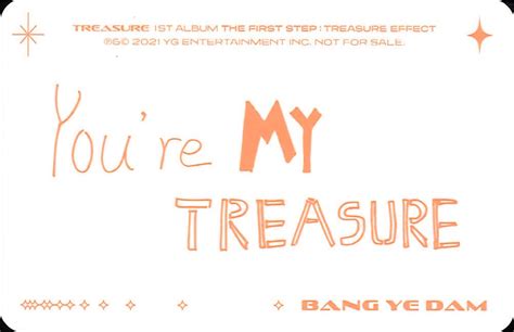 Treasure The First Step Treasure Effect Orange Ver Bang Ye Dam