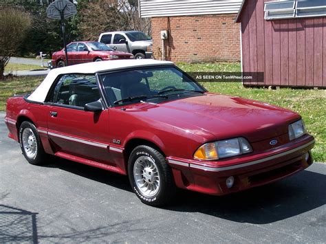 1987 Ford Mustang Gt Convertible