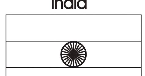 Geography Blog: India Flag Coloring Page