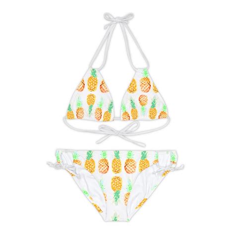 Pineapple Bikini Etsy