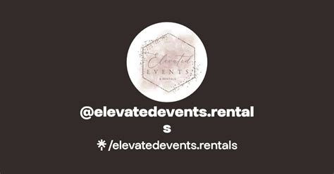 Elevatedevents Rentals Instagram Facebook Tiktok Linktree