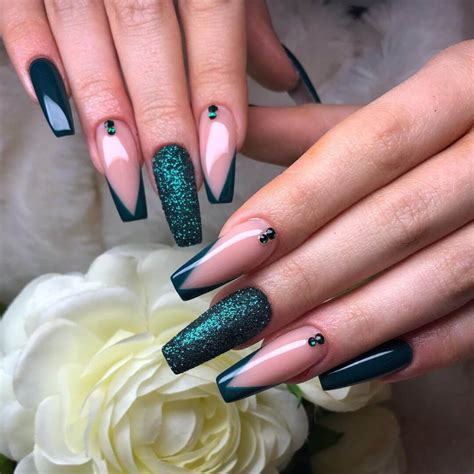 The Ultimate Guide To Green Nails Trends Tips And Care Image 6 Of 25