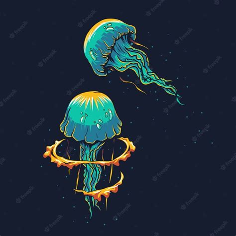 Premium Vector | Jellyfish Illustration