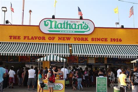 Famous Nathan's Of Coney Island Photograph by John Telfer