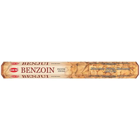 Hem Incense Benzoin 20 Stick Box 10cats