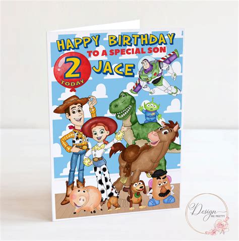 Toy Story Personalised Birthday Card Design Me Pretty