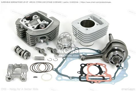 01065204A Superhead Bore Stroke Up Kit Ape100 57mm 124cc Stage 3