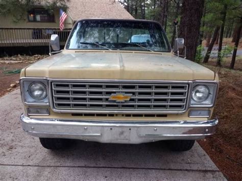 1976 Gmc C25 Sierra Classic 454 2wd Auto Rust Free Classic Gmc