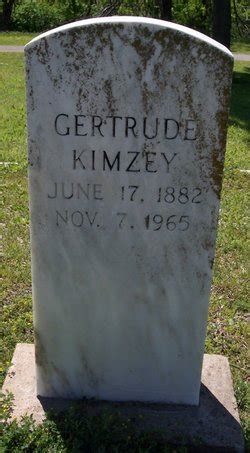 Jessie Gertrude Philbrook Kimzey 1882 1965 Mémorial Find a Grave