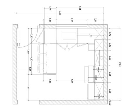 Kitchen Floor Plan With Measurements