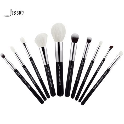 2017 New Jessup 10pcs Professional Makeup Brushes Set Cosmetics Brush Tools Kit Foun Makeup