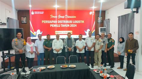 FGD Persiapan Distribusi Logistik Pemilu Tahun 2024 Badan Kesatuan