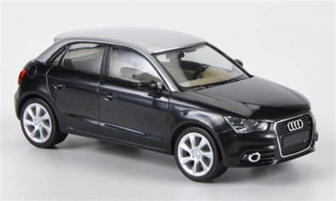 Modellino In Miniatura Audi A Herpa Sportback Nero Grigio