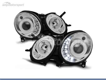 Faros Delanteros Luz Diurna Led Para Mercedes Clase E W Motorsport