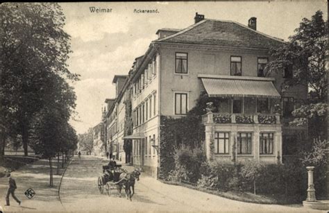 Ansichtskarte Postkarte Weimar in Thüringen Ackerwand akpool de