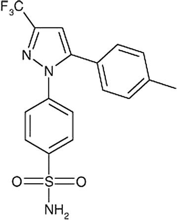 Chemical structure of celecoxib. | Download Scientific Diagram