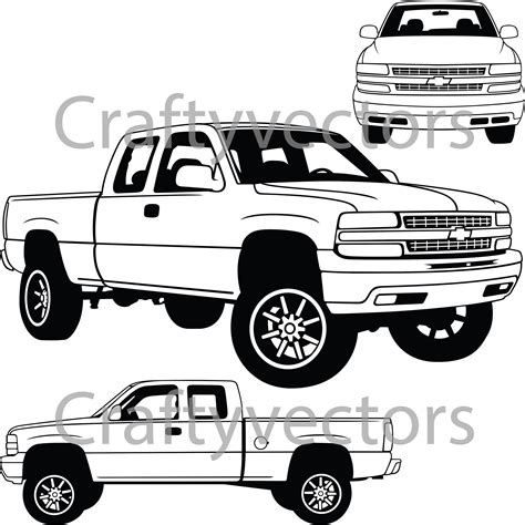 Chevy Silverado Outline