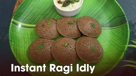 Ragi Idly ரக இடல Healthy weight loss breakfast Gluten free