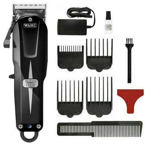 WAHL Combo Zestaw Maszynka Super Taper Cordless Black I Trymer Beret Black