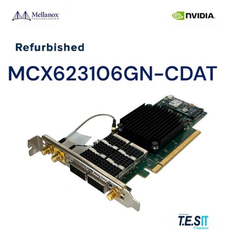 NVIDIA Mellanox MCX623106GN CDAT 100GbE Dual Port QSFP56 PCIe 4 0x16