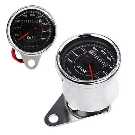 Universal Motorcycle Speedometer For Suzuki Cafe Racer Motorbike