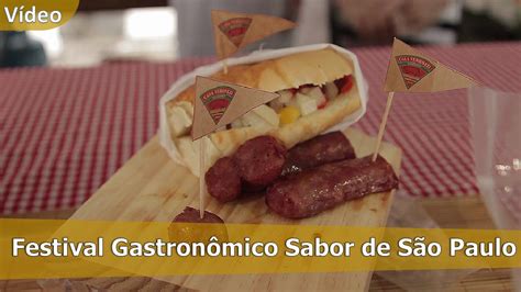 Festival Gastronômico Sabor De São Paulo Senac São Paulo Youtube