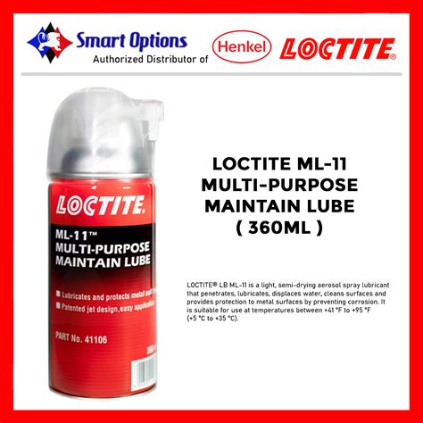 Loctite ML 11 Multipurpose Maintain Lube In 360ml Lazada PH