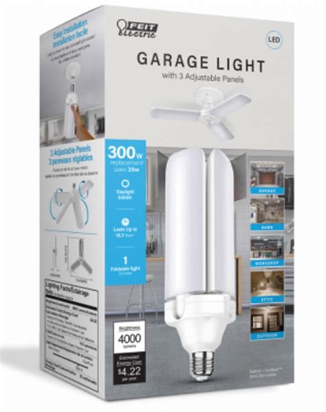 New Feit Electric Adj40005kled Frosted Led Garage Light Bulbs 300 Watts