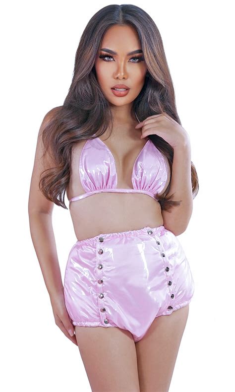 High Waist Plastic Bubble Panties [pan Hw Bubble Plastic] 39 75 Birchplaceshop Fashion And