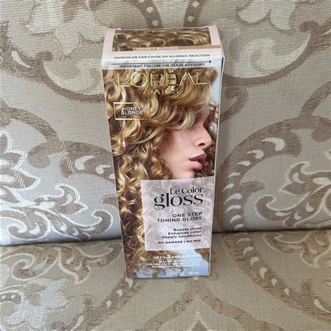 L Oreal Hair Loreal Le Color Gloss Honey Blonde Toning Gloss Poshmark
