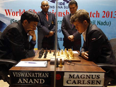 Viswanathan Anand Vs Magnus Carlsen Chess Stages Biggest Game Since