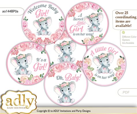 Baby Shower Cupcake Toppers Free Printables