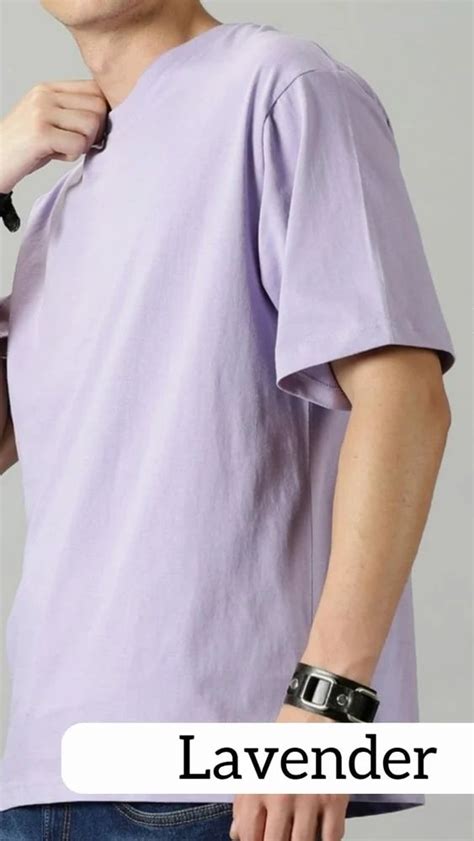 Round Gsm Cotton T Shirt Oversize Half Sleeves Plain At Rs