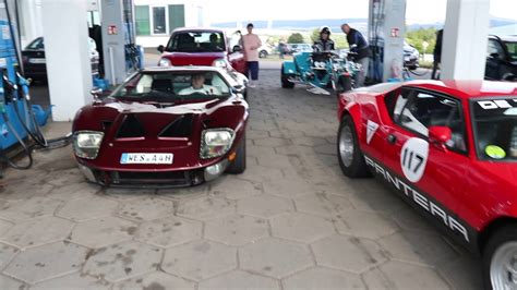 Startup And Acceleration Ford Gt40 And De Tomaso Pantera Supercars