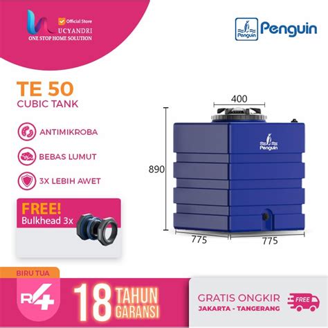 Jual Penguin Tangki Air Kotak Te Tandon Kotak Toren Persegi Empat