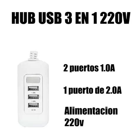 Cargador Usb M Ltiple En Carga Normal Y R Pida Mt V