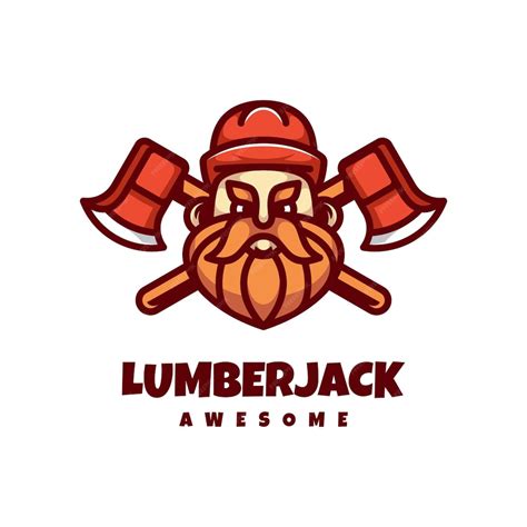 Premium Vector | Lumberjack logo