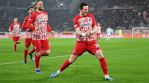 Europa League Sc Freiburg Schie T Olympiakos Pir Us Ab Michael