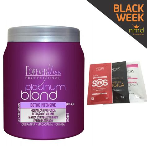 Btox Matizador Platinum Blond 1kg Forever Liss 1 Sachê Mercado Livre