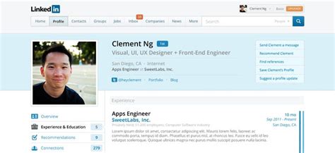 LinkedIn Profile Redesign | Website design inspiration, Website design, Linkedin profile