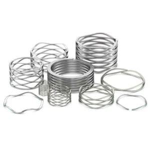 Wave Spring Coil Springs Factory Din Standard Mn Steel Single Turn