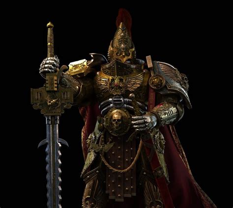 Artstation Adeptus Custodes Warhammer40k Fanart Dmitriy Mironov Warhammer Fantasy Battle